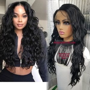 Beautiful wavy lace front wig